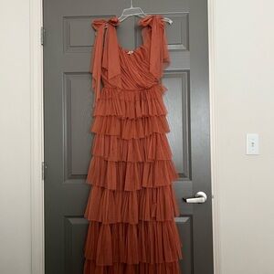 ASOS Petite Rust Maxi Dress